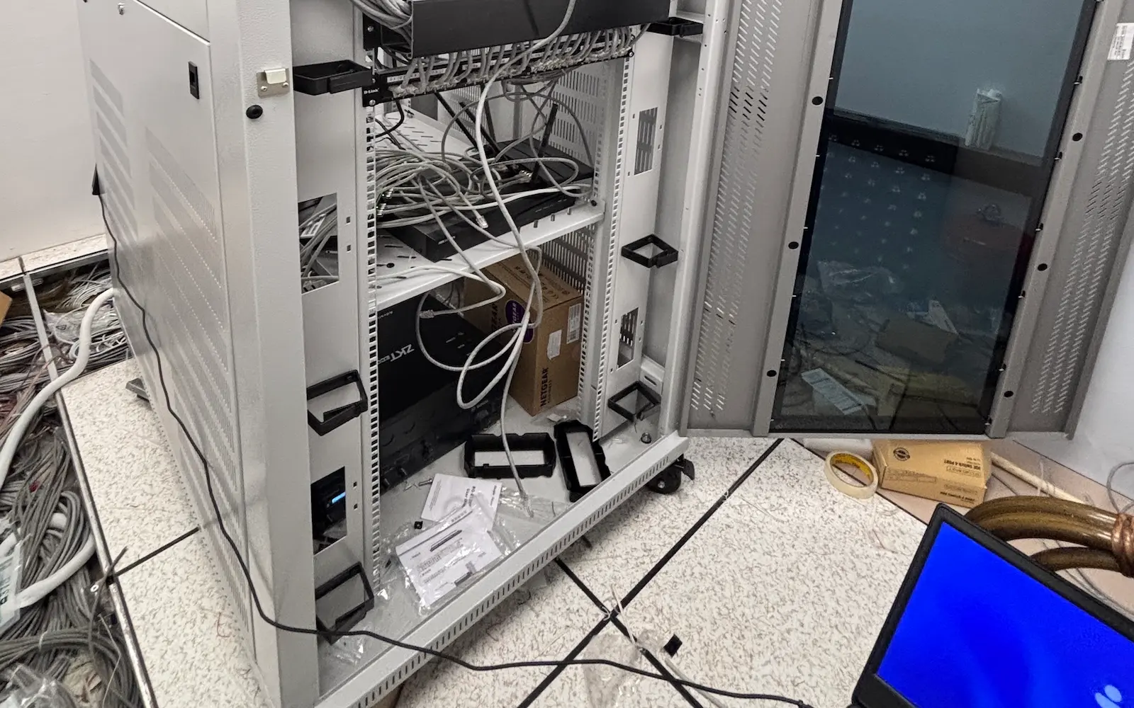 Enterprise Server Rack Deployment